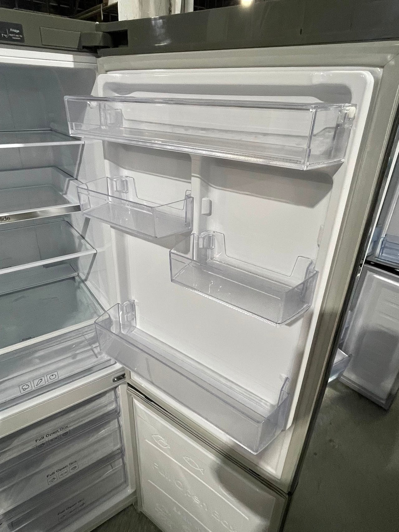 Second hand Samsung 350L Bottom Mount Refrigerator – Stainless Steel  Model: SRL350LS