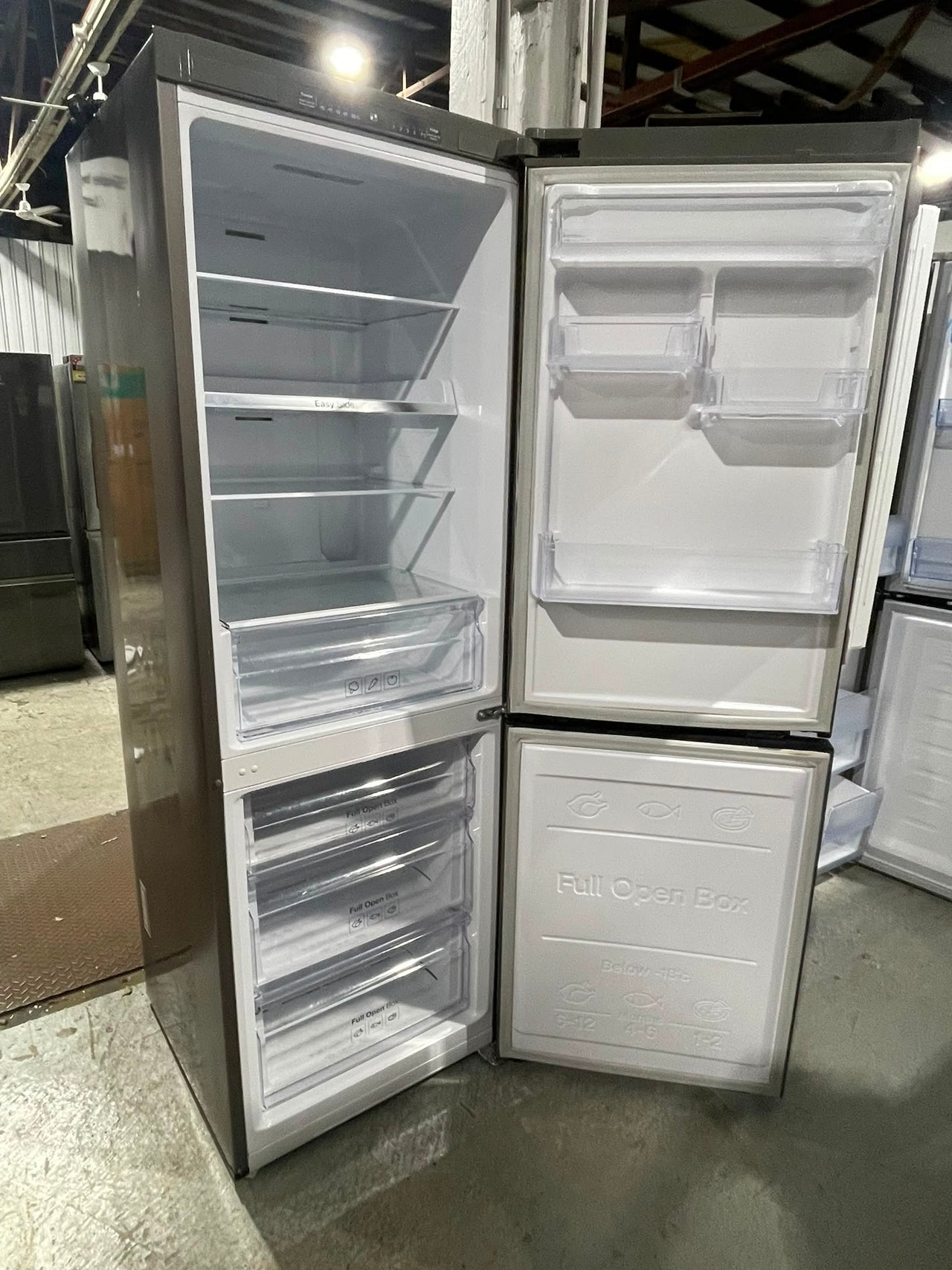Second hand Samsung 350L Bottom Mount Refrigerator – Stainless Steel  Model: SRL350LS