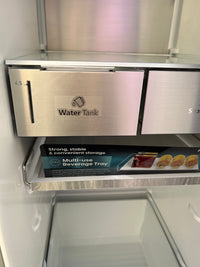 Thumbnail for Factory second Hisense HRSBS632BW 632L Wi-Fi Side by Side Fridge (Black Steel) non plumber ice maker & water dispenser - Second Hand Appliances Geebung