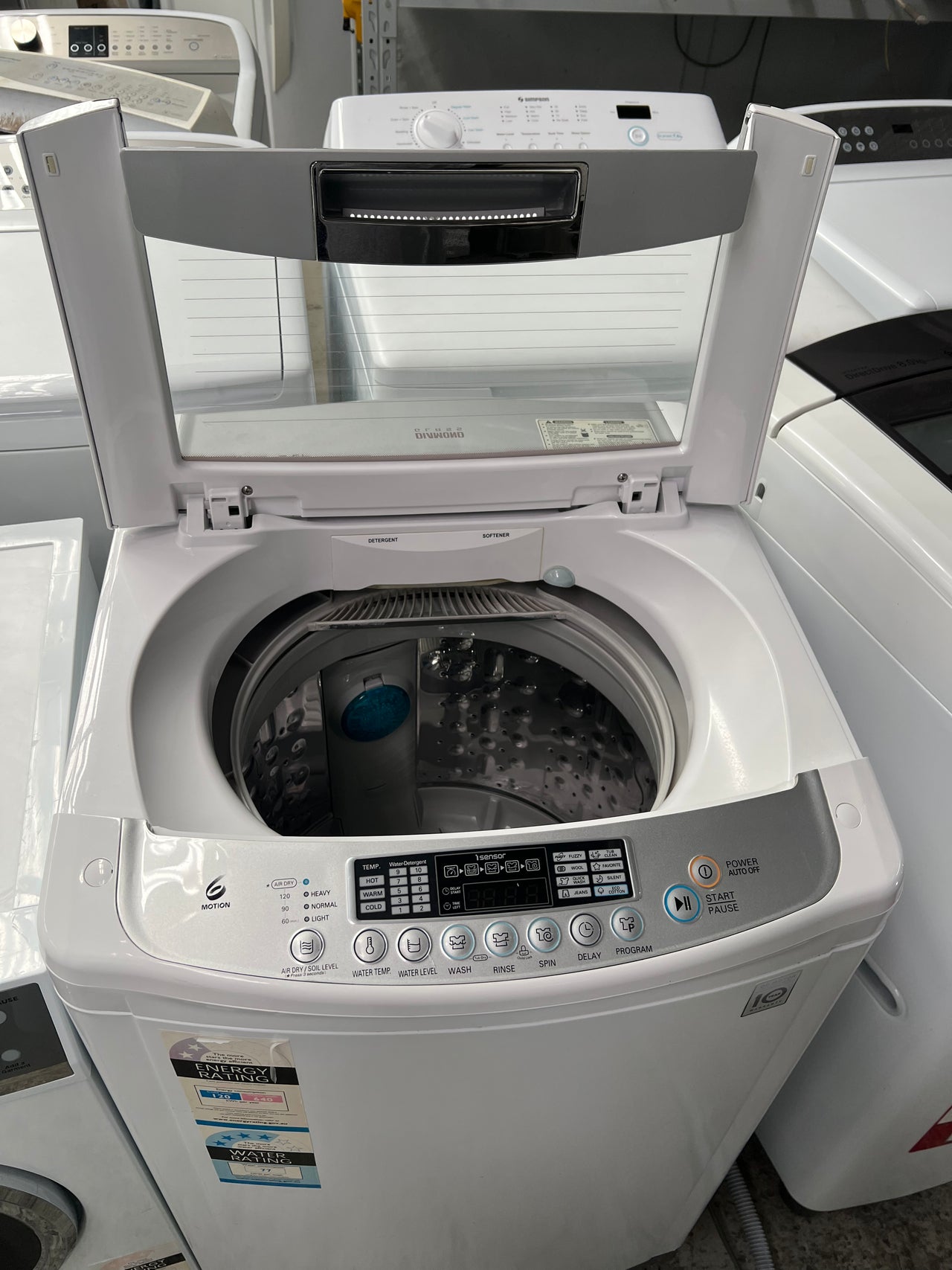 Second hand LG WTH750 7.5kg Top Load Washing Machine - Second Hand Appliances Geebung