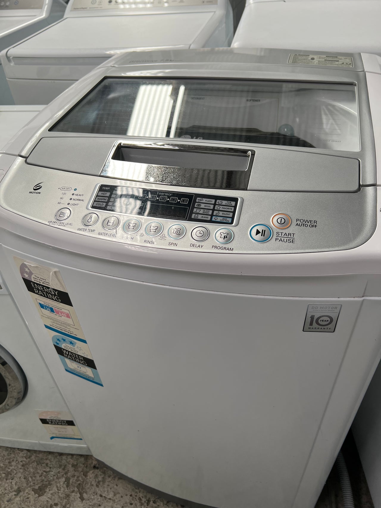 Second hand LG WTH750 7.5kg Top Load Washing Machine - Second Hand Appliances Geebung