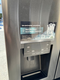 Thumbnail for Factory second Hisense HRSBS632BW 632L Wi-Fi Side by Side Fridge (Black Steel) non plumber ice maker & water dispenser - Second Hand Appliances Geebung