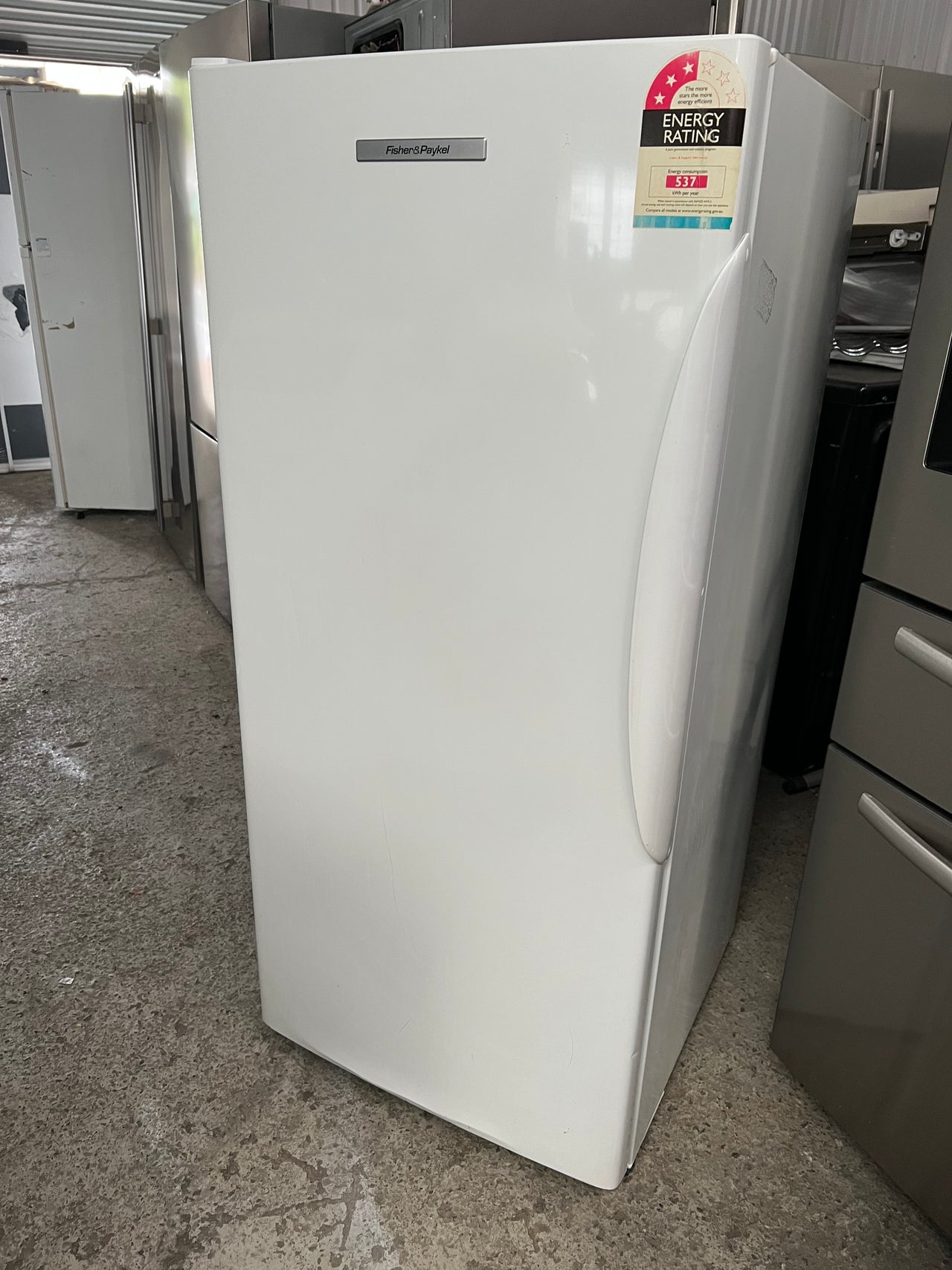 Second hand Fisher&Paykel 304l vertical freezer E308 - Second Hand Appliances Geebung