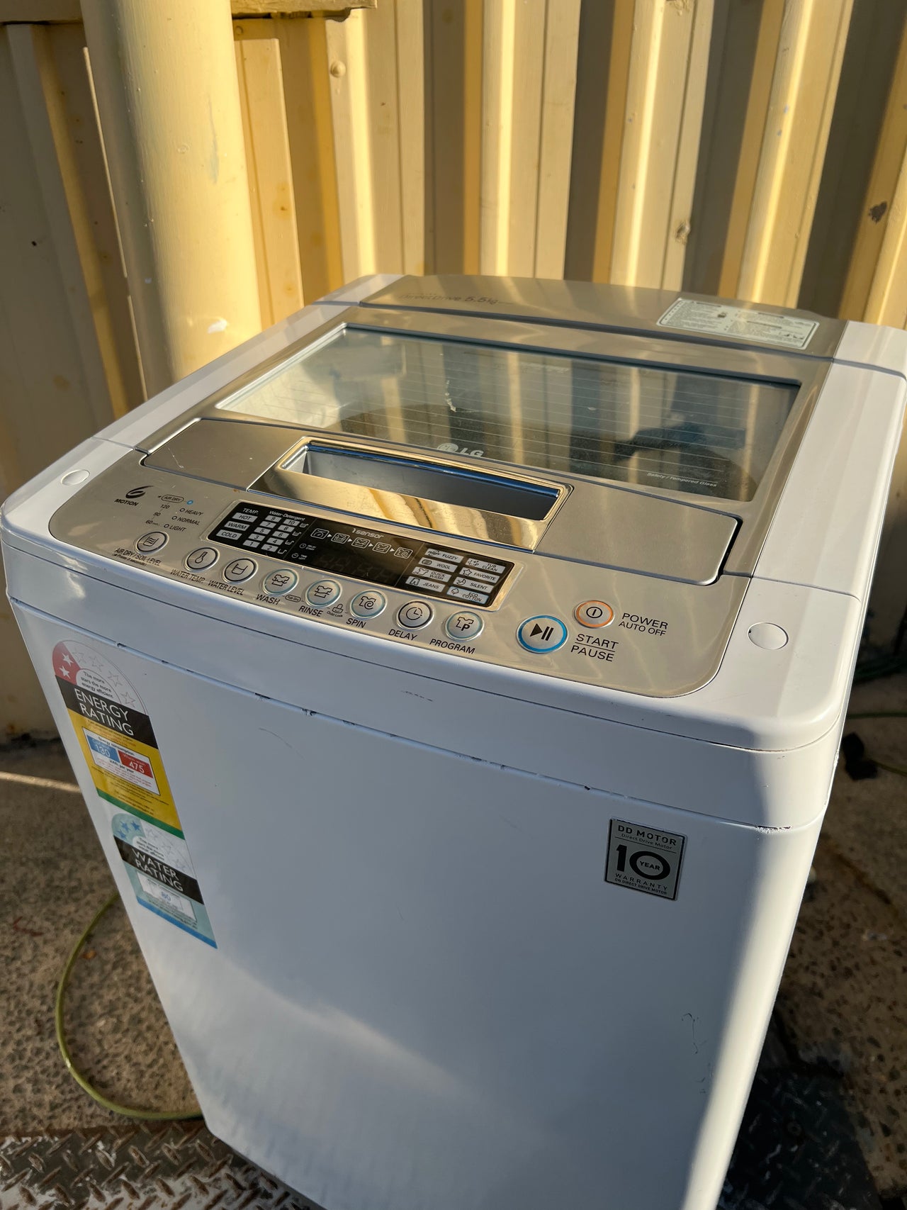 Lg 5.5 kg clearance top load washer