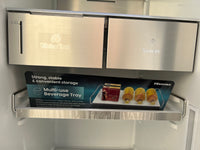 Thumbnail for Factory second Hisense HRSBS632BW 632L Wi-Fi Side by Side Fridge (Black Steel) non plumber ice maker & water dispenser - Second Hand Appliances Geebung