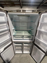 Thumbnail for Factory second Haier 463L 600 Series Quad Door Refrigerator – Satina Silver HRF530YS