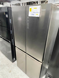 Thumbnail for Factory second Haier 463L 600 Series Quad Door Refrigerator – Satina Silver HRF530YS