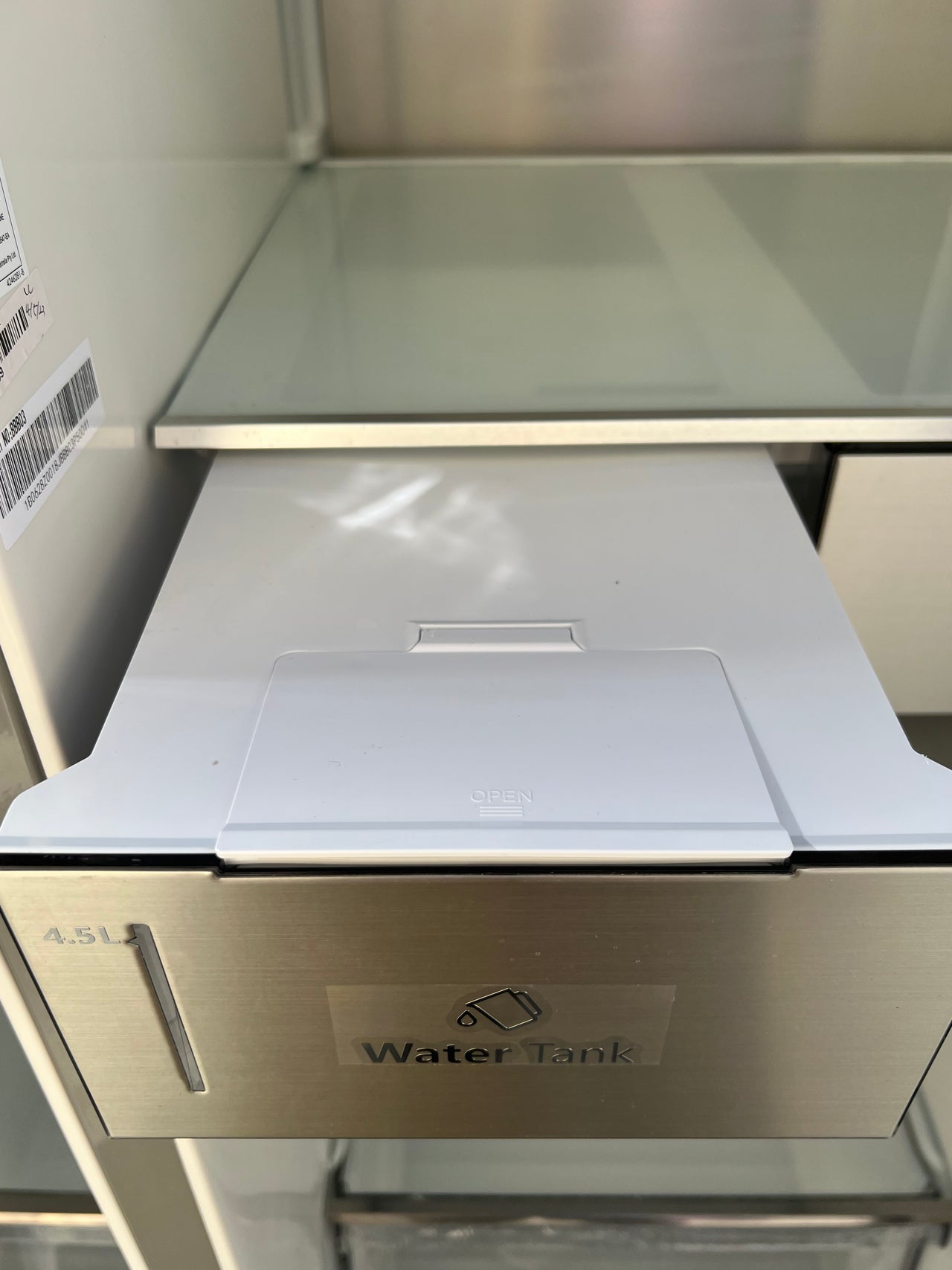 Factory second Hisense HRSBS632BW 632L Wi-Fi Side by Side Fridge (Black Steel) non plumber ice maker & water dispenser - Second Hand Appliances Geebung