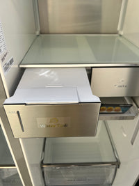 Thumbnail for Factory second Hisense HRSBS632BW 632L Wi-Fi Side by Side Fridge (Black Steel) non plumber ice maker & water dispenser - Second Hand Appliances Geebung