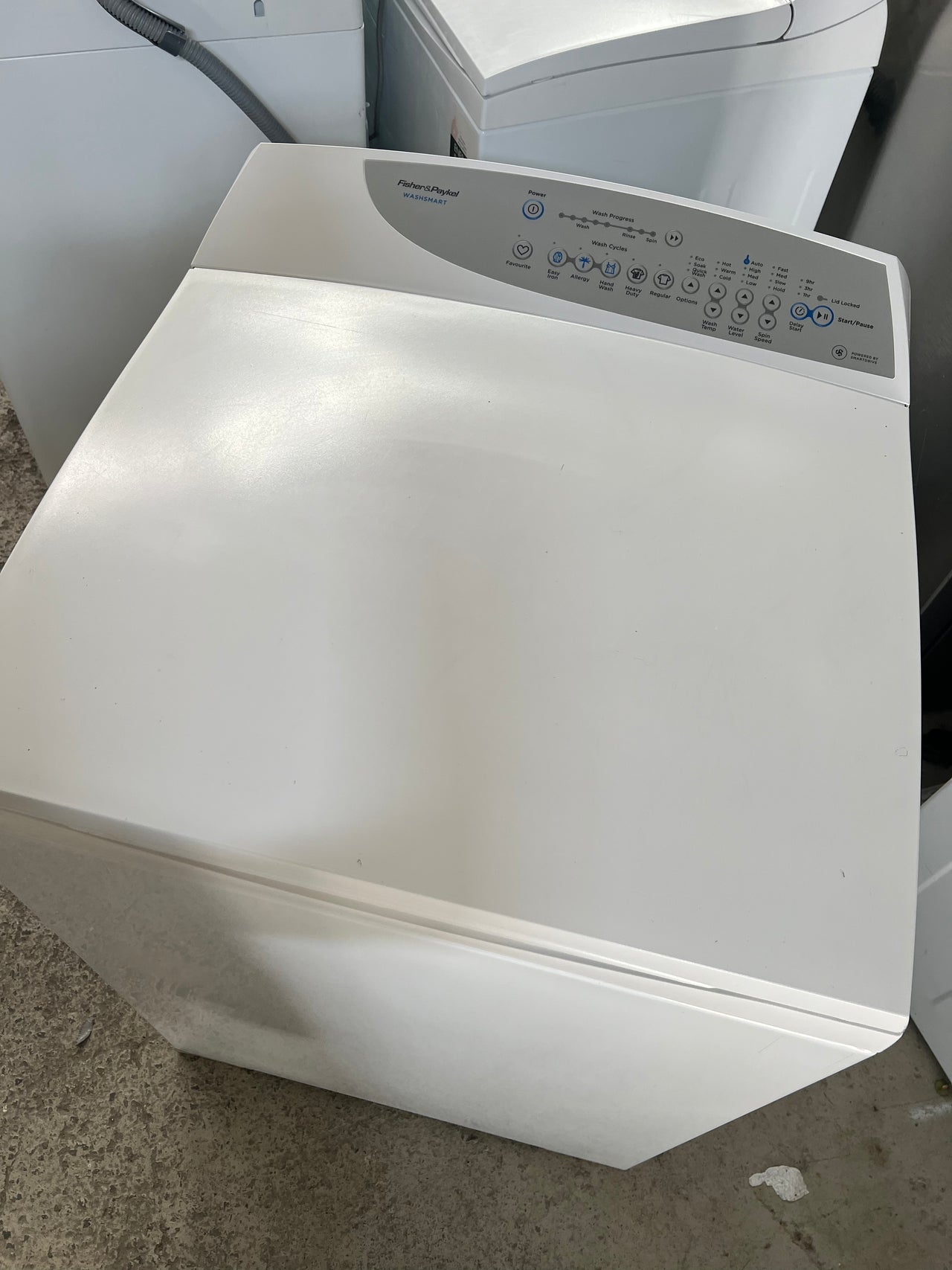 Second hand 8kg Fisher&Paykel Top Loader Washing machine WA80T65GW1 - Second Hand Appliances Geebung