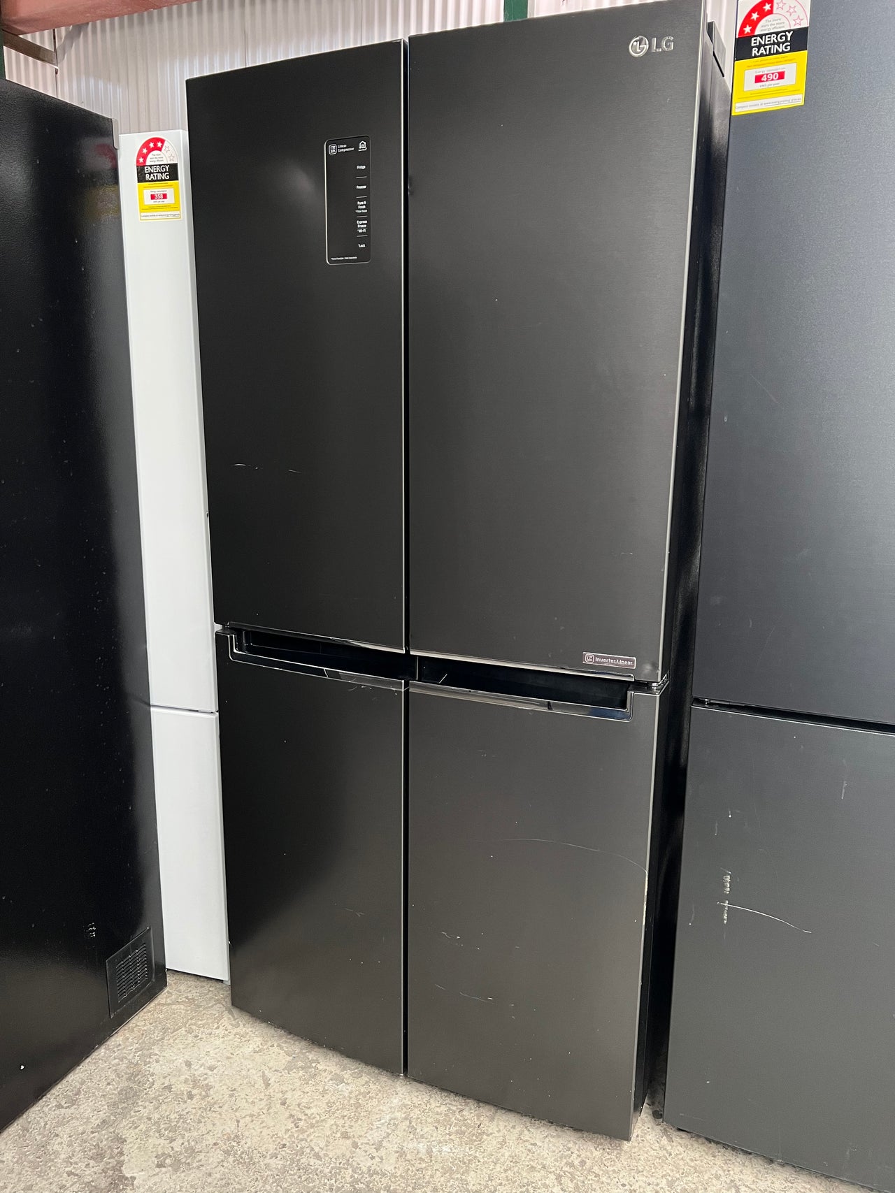 Second hand LG 530L French Door Refrigerator GFB590MBL Second Hand