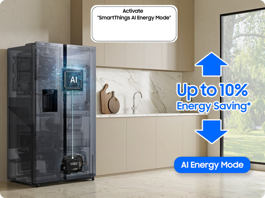 Buy BRAND NEW SAMSUNG SRS6500BA 615L AI HOME SIDE BY SIDE REFRIGERATOR |  | [product_variant] | Second Hand Appliances Geebung Brisbane