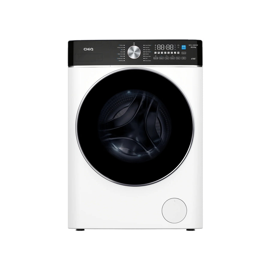 Brand new CHiQ 10kg Front Load Washing Machine – White  Model: WFL100SW - Second Hand Appliances Geebung