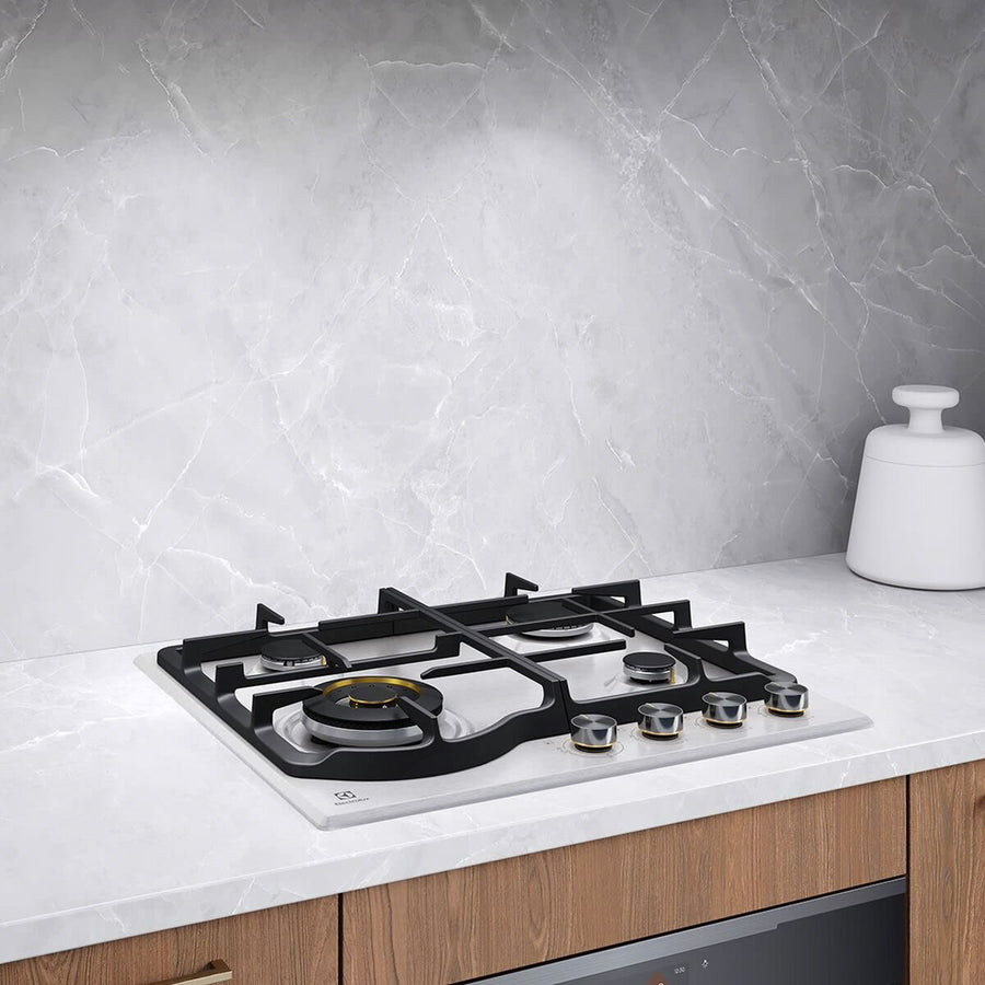 Brand new Electrolux 60cm 4-Burner Gas Cooktop – EHG645SE - Second Hand Appliances Geebung