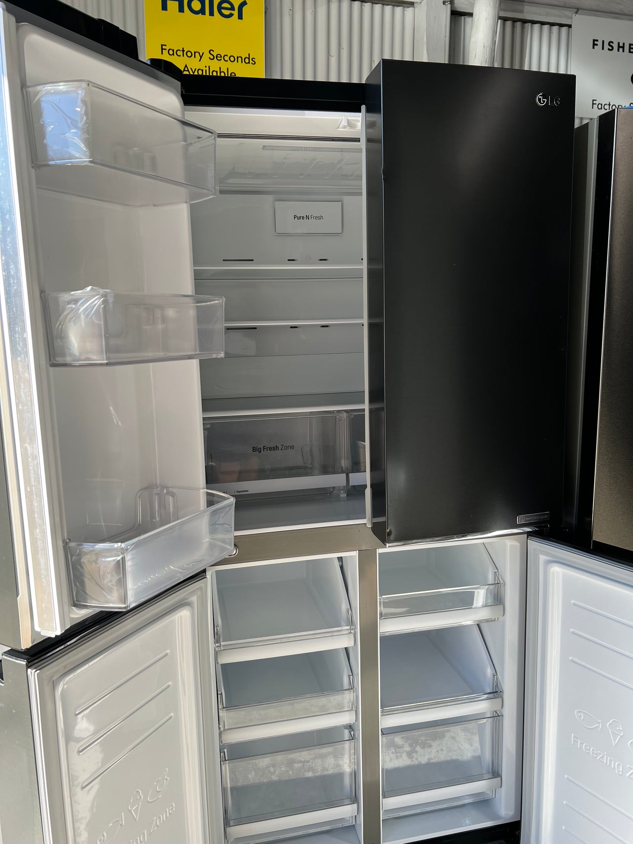 Second hand LG 530L French Door Refrigerator GFB590MBL Second Hand