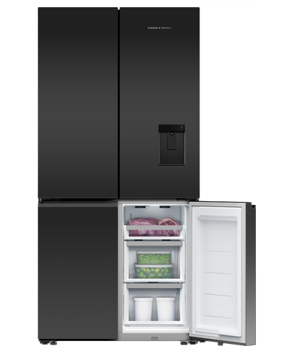 Carton damaged Fisher & Paykel 690L Quad Door Fridge Freezer – RF730QZUVB1 - Second Hand Appliances Geebung