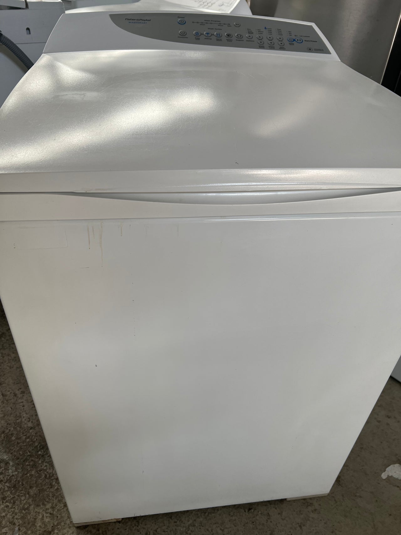 Second hand 8kg Fisher&Paykel Top Loader Washing machine WA80T65GW1 - Second Hand Appliances Geebung