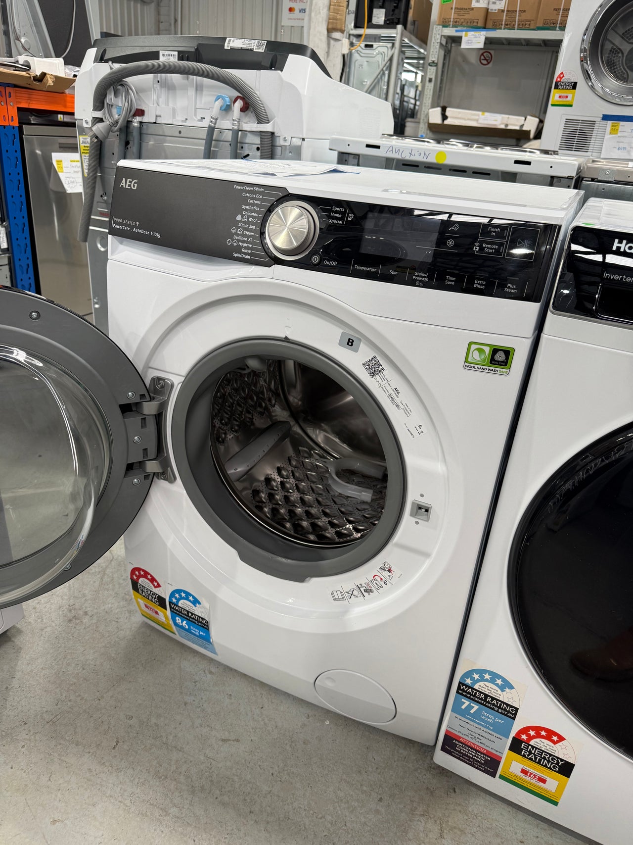 Factor second AEG 10 kg 9000 Series Front Load Washing Machine – Model: LF951608Q - Second Hand Appliances Geebung