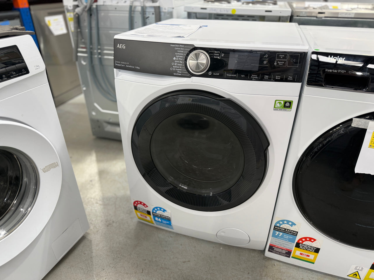 Factor second AEG 10 kg 9000 Series Front Load Washing Machine – Model: LF951608Q - Second Hand Appliances Geebung