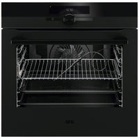 Thumbnail for Factory AEG 60cm Pyrolytic Built-In Oven with SenseCook - Matte Black BPK94733PT - Second Hand Appliances Geebung