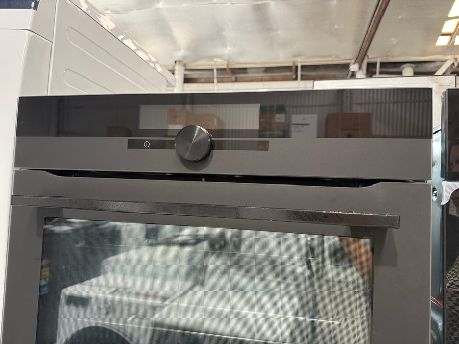 Factory AEG 60cm Pyrolytic Built-In Oven with SenseCook - Matte Black BPK94733PT - Second Hand Appliances Geebung
