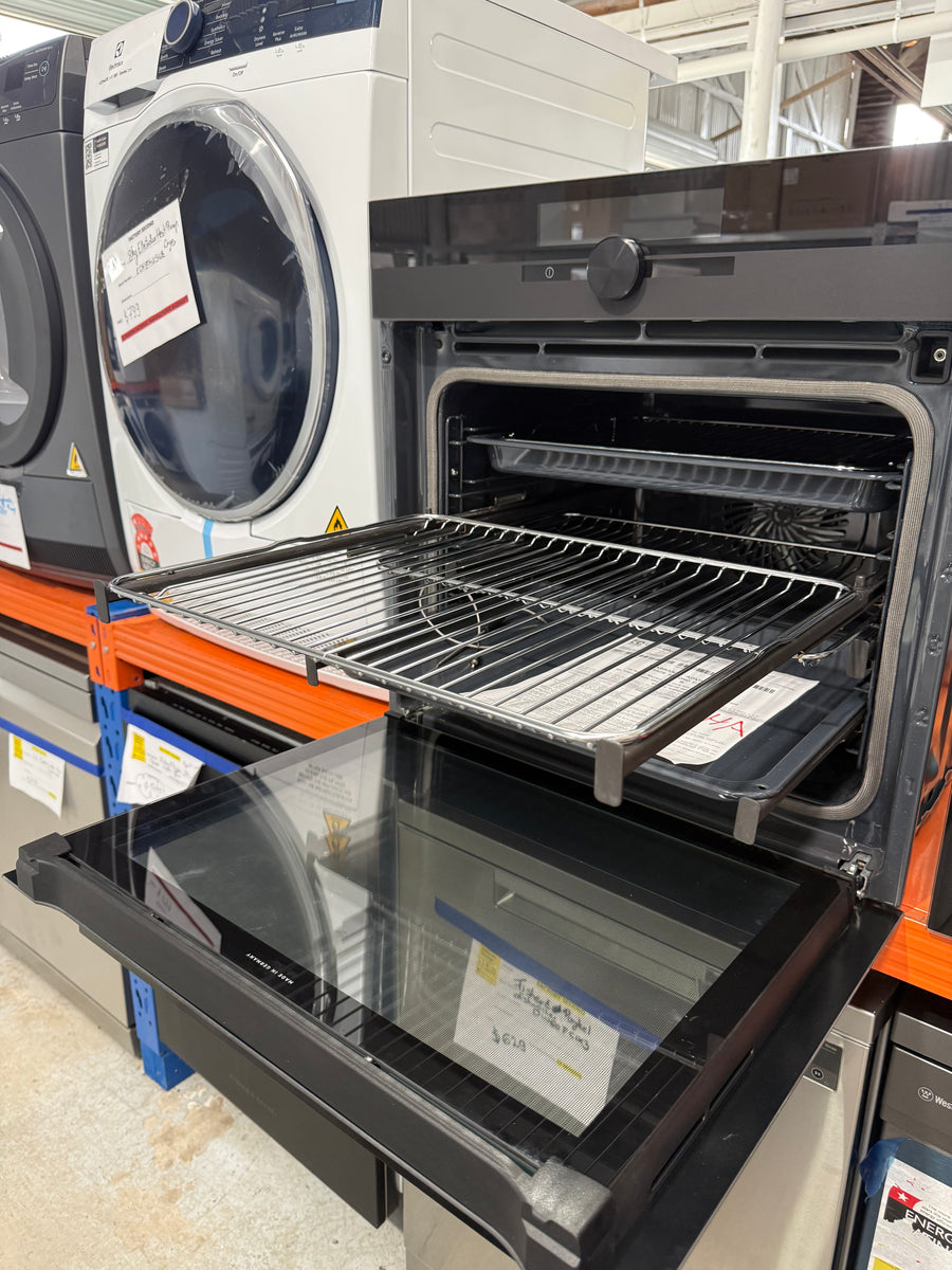 Factory AEG 60cm Pyrolytic Built-In Oven with SenseCook - Matte Black BPK94733PT - Second Hand Appliances Geebung