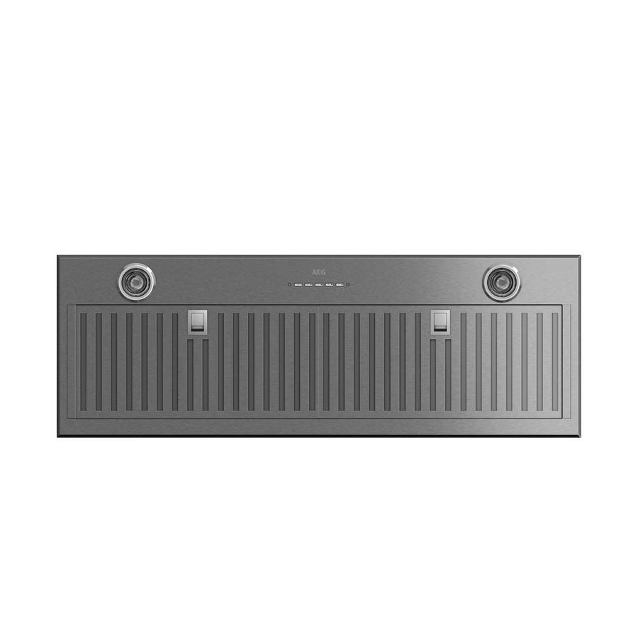 Factory Second AEG 86cm Quiet Integrated Undermount Rangehood with DR09 Off-Board Motor – Dark Stainless Steel (DGR9960HB + DR09) - Second Hand Appliances Geebung