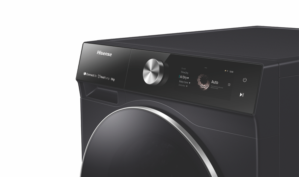 Factory Second/Carton damaged Hisense 10kg Heat Pump Dryer – Black (HDFS10HPB) - Second Hand Appliances Geebung