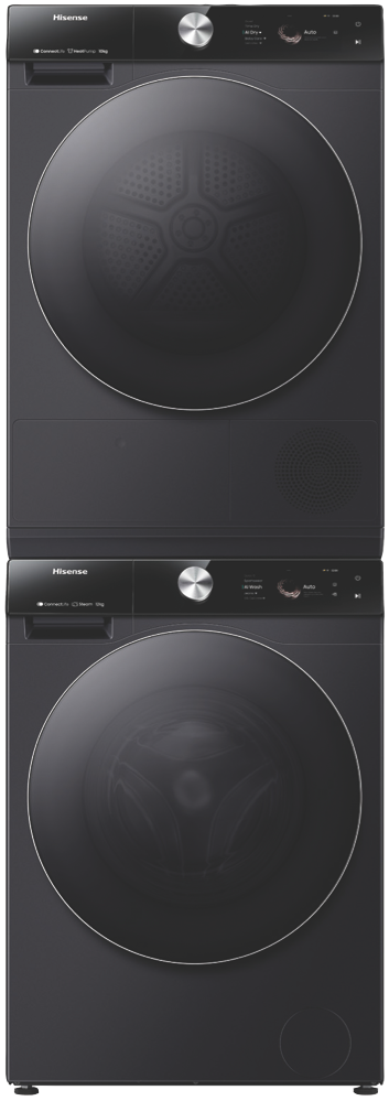 Factory Second/Carton damaged Hisense 10kg Heat Pump Dryer – Black (HDFS10HPB) - Second Hand Appliances Geebung