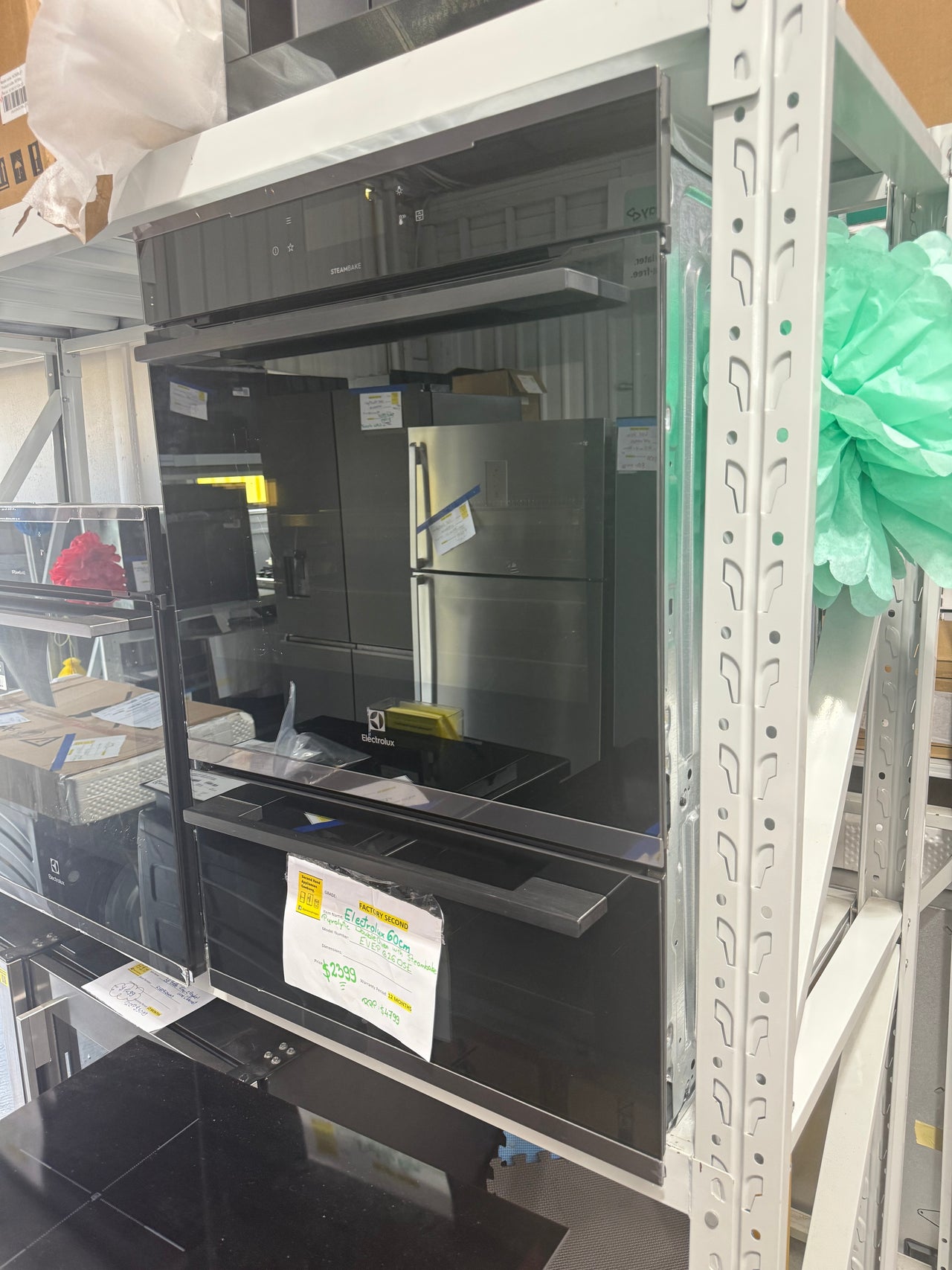 Buy Factory Second Electrolux 60cm Pyrolytic Duo Oven – Dark Stainless Steel (EVEP626DSE) |  | [product_variant] | Second Hand Appliances Geebung Brisbane