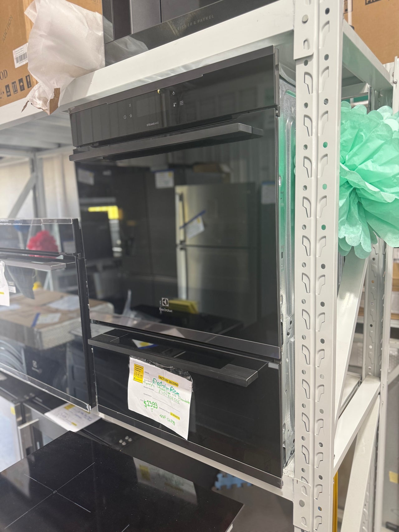 Buy Factory Second Electrolux 60cm Pyrolytic Duo Oven – Dark Stainless Steel (EVEP626DSE) |  | [product_variant] | Second Hand Appliances Geebung Brisbane