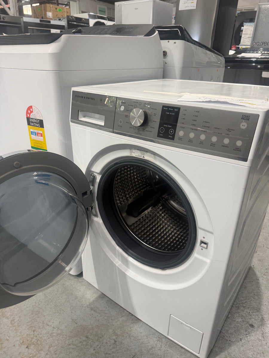 Factory Second Fisher & Paykel 12kg WashSmart Front Load Washing Machine WH1260P1 - Second Hand Appliances Geebung
