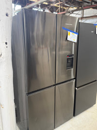 Thumbnail for Factory Second Fisher & Paykel 538L Quad Door Refrigerator with Ice & Water    Model: RF605QNUVB1 - Second Hand Appliances Geebung