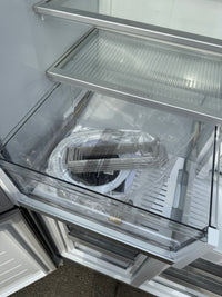 Thumbnail for Factory Second Fisher & Paykel 538L Quad Door Refrigerator with Ice and Water Black Stainless Steel RF605QNUVB1 - Second Hand Appliances Geebung