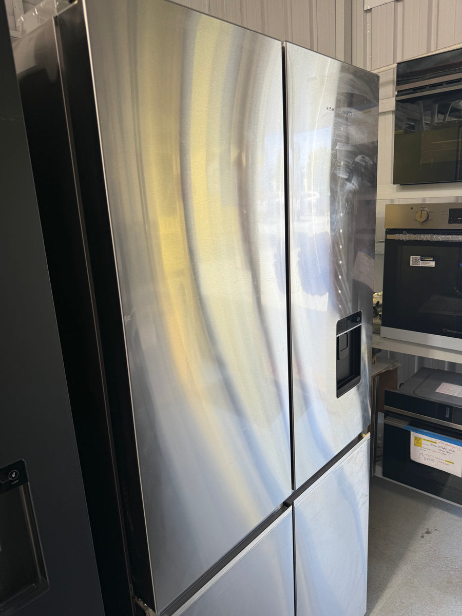 Buy Factory Second Fisher & Paykel 605L Quad Door Refrigerator – Stainless Steel (RF730QNUVX1) |  | [product_variant] | Second Hand Appliances Geebung Brisbane