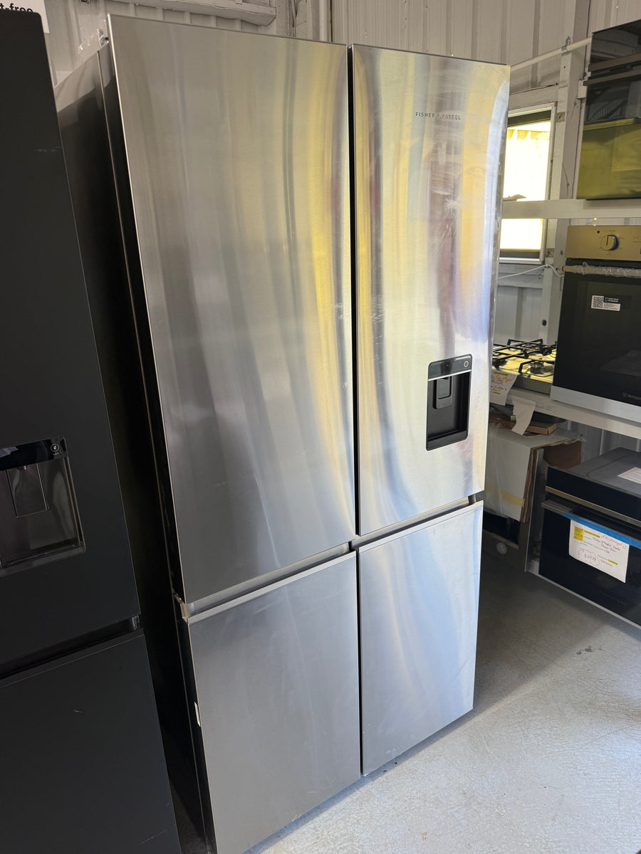 Buy Factory Second Fisher & Paykel 605L Quad Door Refrigerator – Stainless Steel (RF730QNUVX1) |  | [product_variant] | Second Hand Appliances Geebung Brisbane