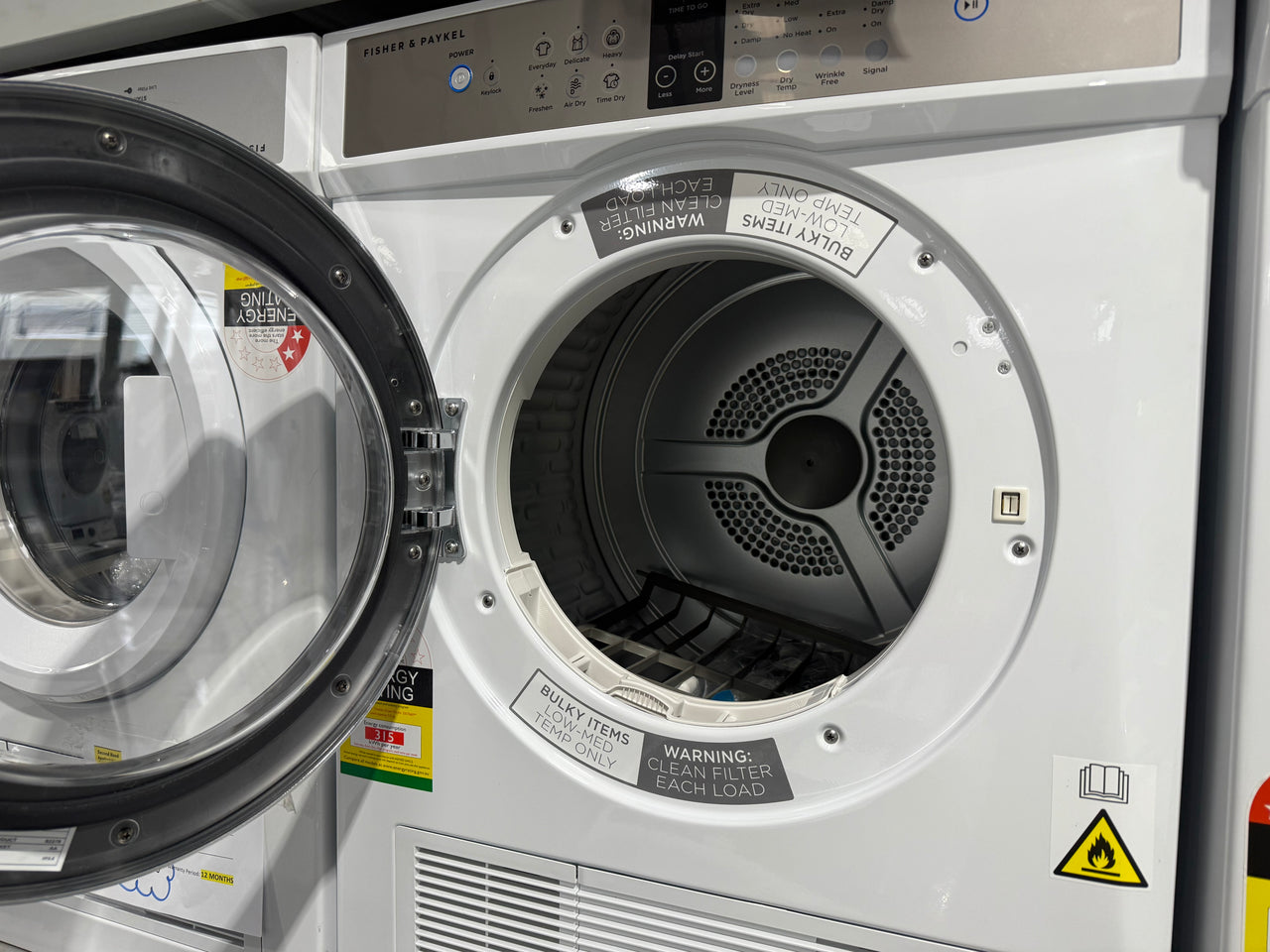 Factory Second Fisher & Paykel 7kg Sensor Dryer Model: DE7060G2 - Second Hand Appliances Geebung