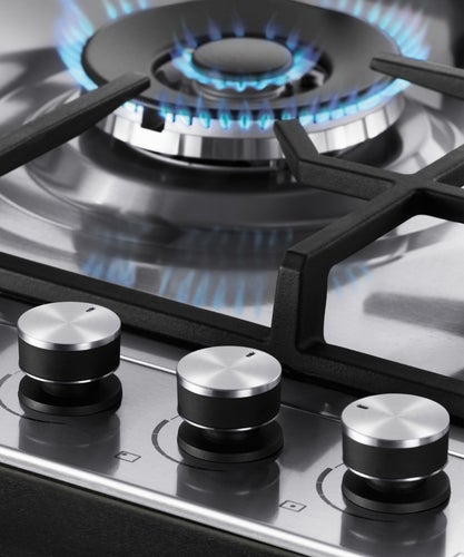 Factory Second Fisher & Paykel 90cm Series 7 5 Burner Gas Cooktop – Stainless Steel (CG905DX1) - Second Hand Appliances Geebung