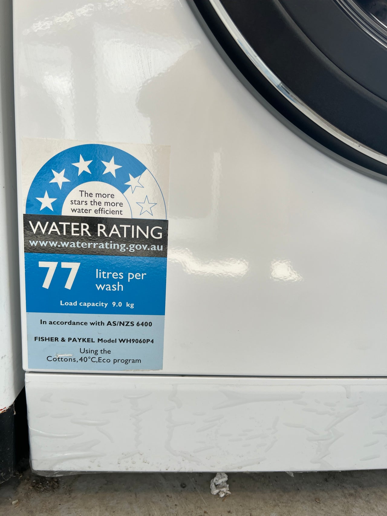 Factory Second Fisher & Paykel 9kg Series 7 Front Load Washing Machine with Steam Care - White - Second Hand Appliances Geebung