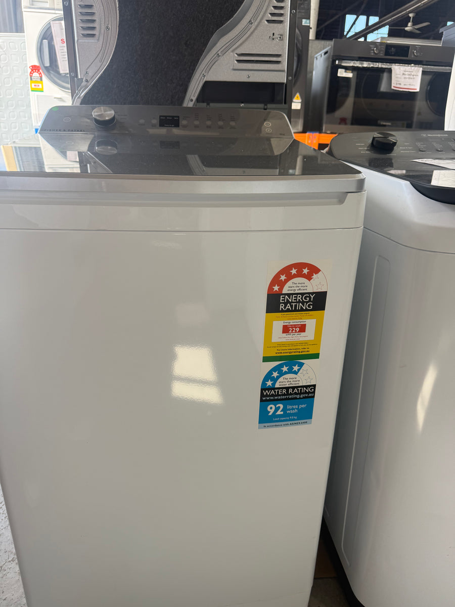 Factory Second Fisher & Paykel 9kg Top Load Washing Machine – WL9058G1 - Second Hand Appliances Geebung