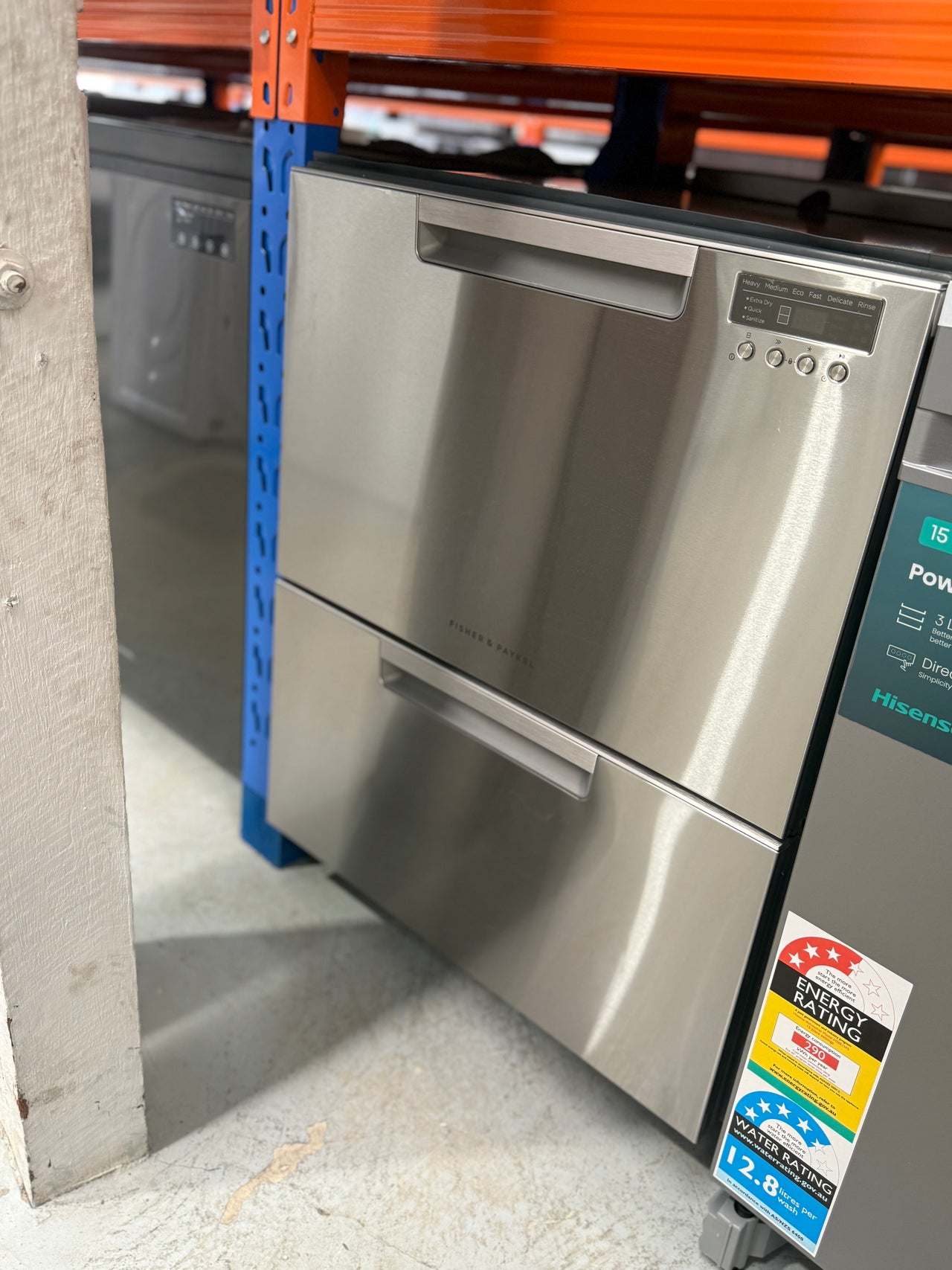 Factory Second Fisher & Paykel DD60DCX9 Double DishDrawer™ Dishwasher – Stainless Steel - Second Hand Appliances Geebung