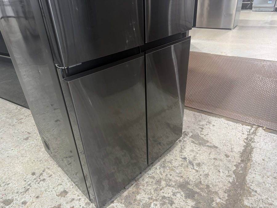 Factory Second Fisher & Paykel RF500QNUB1 498L Quad Door Fridge – Black Stainless Steel - Second Hand Appliances Geebung