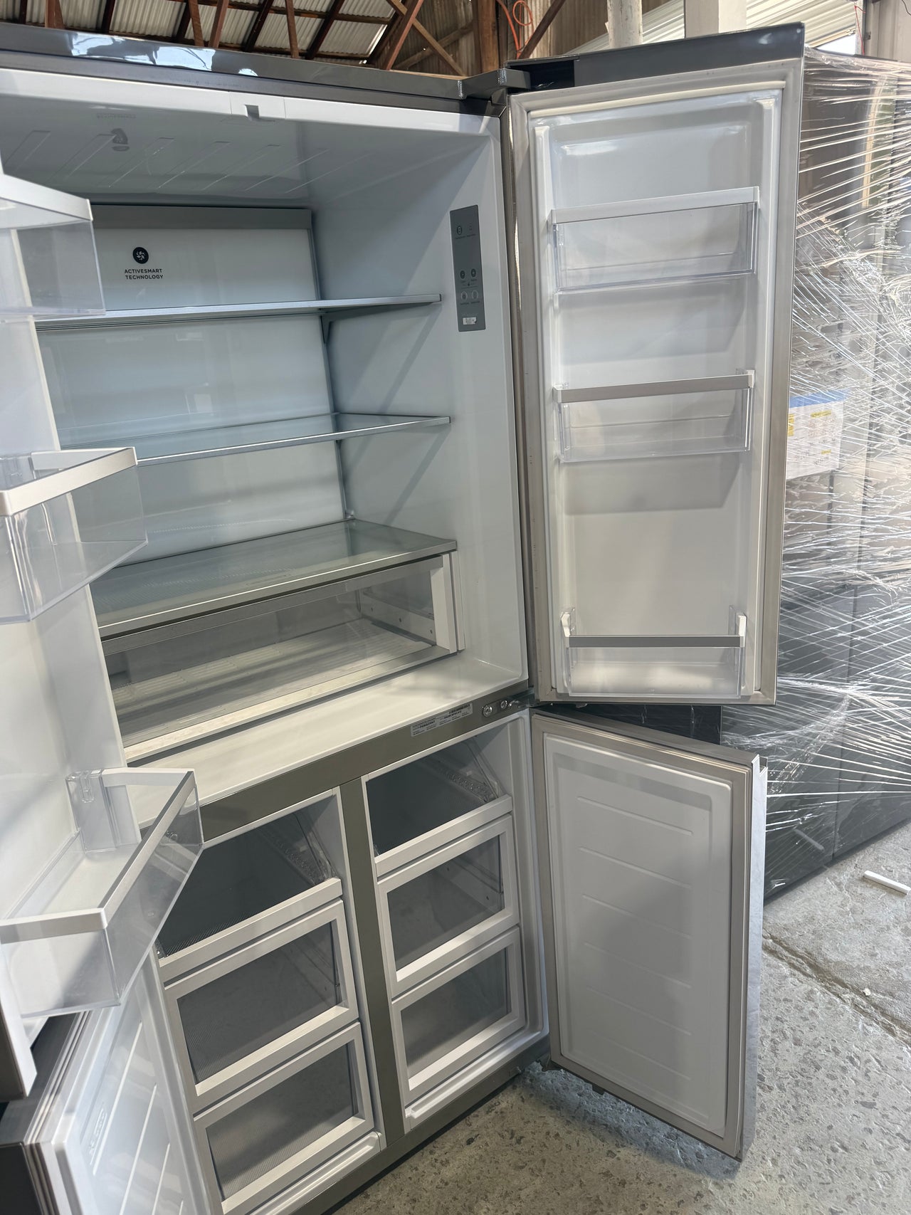 Factory Second Fisher&Paykel RF500QNX1 498L Quad Door Fridge - Second Hand Appliances Geebung
