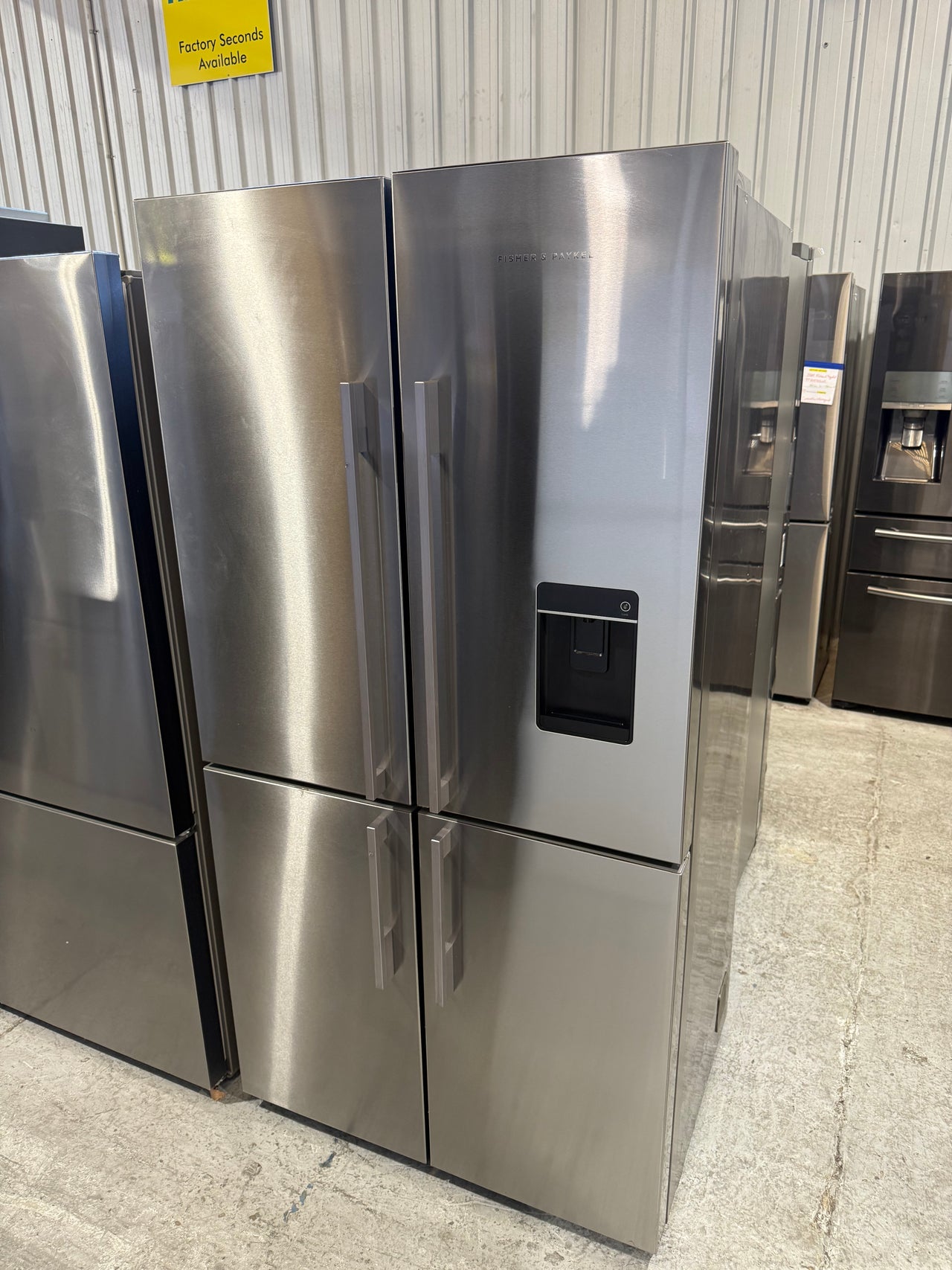 Buy Factory Second Fisher & Paykel RF605QDUVX1 605L Quad Door Refrigerator – EZKleen Stainless Steel |  | [product_variant] | Second Hand Appliances Geebung Brisbane