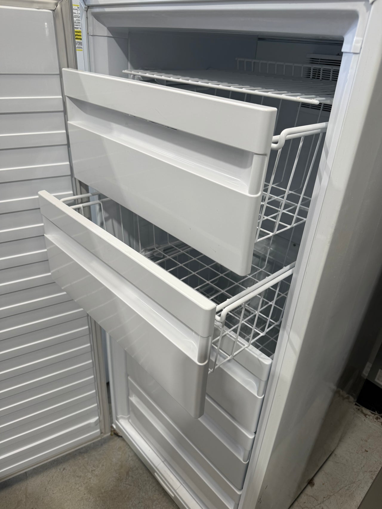 Factory Second Haier 168L Vertical Freezer – White HVF175VW - Second Hand Appliances Geebung