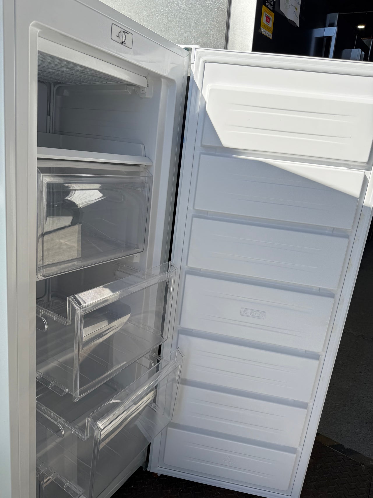 Factory Second Haier 168L Vertical Freezer – White HVF175VW - Second Hand Appliances Geebung
