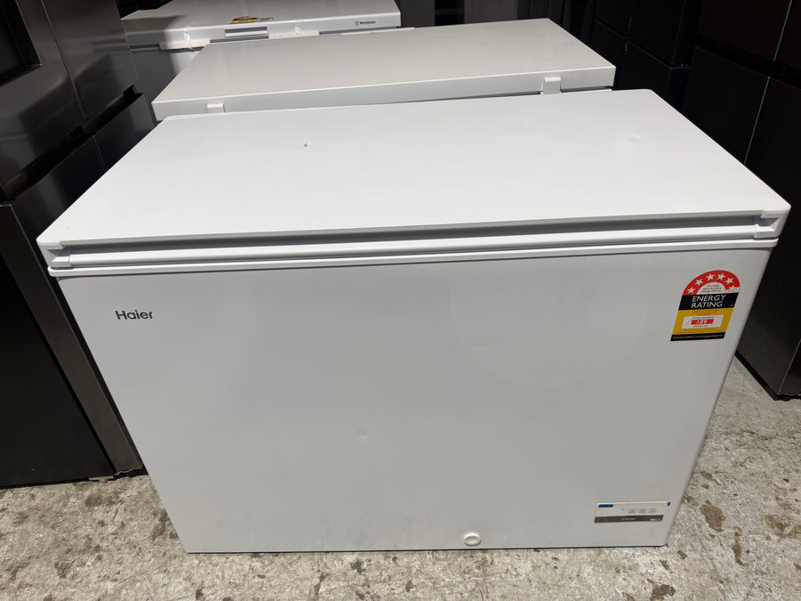 Factory Second Haier 301L Hybrid Chest Freezer – White  Model: HCF300W - Second Hand Appliances Geebung