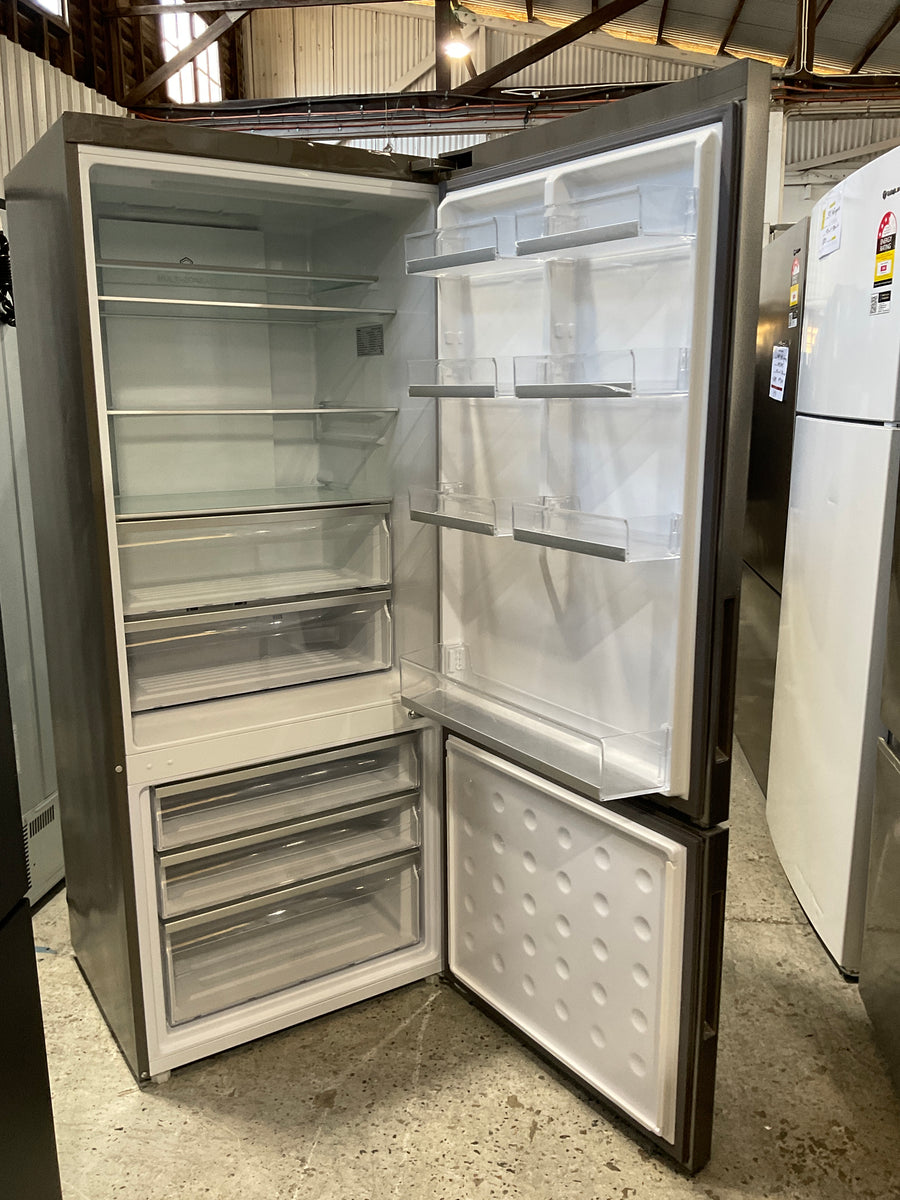 Factory Second Haier 416L Bottom Mount Frost Free Refrigerator – Stainless Steel HRF450BS2 - Second Hand Appliances Geebung