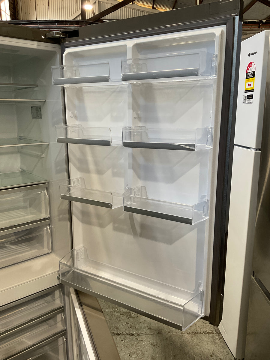 Factory Second Haier 416L Bottom Mount Frost Free Refrigerator – Stainless Steel HRF450BS2 - Second Hand Appliances Geebung