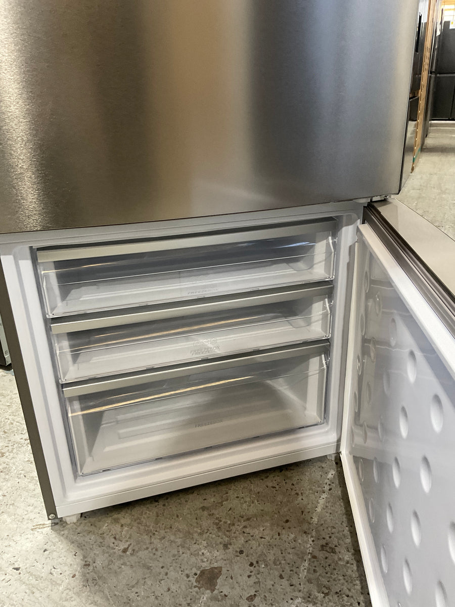 Factory Second Haier 416L Bottom Mount Frost Free Refrigerator – Stainless Steel HRF450BS2 - Second Hand Appliances Geebung